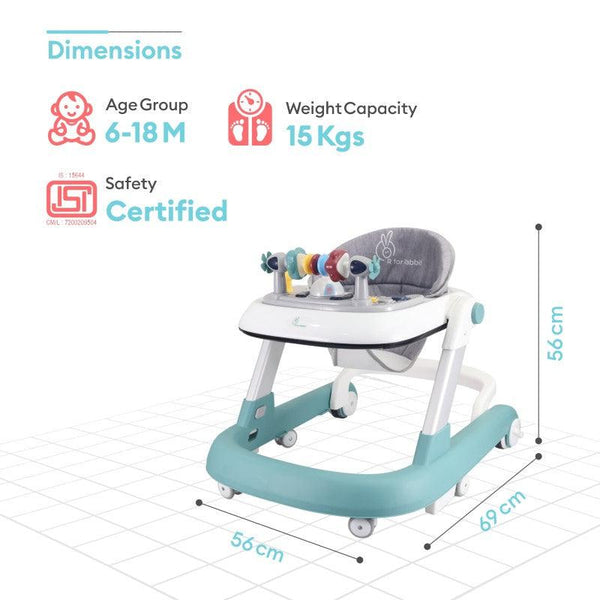 R For Rabbit Baby Walker Little Feet Green