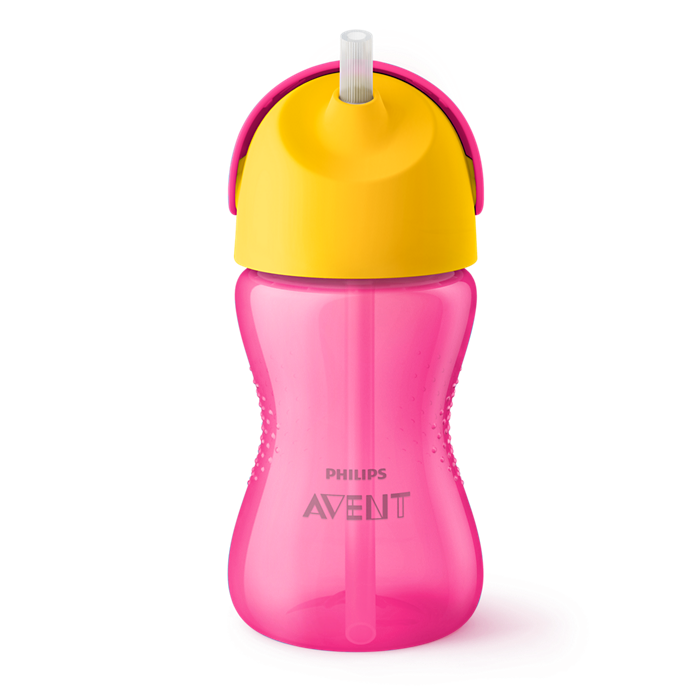 Philips Avent Bendy Straw Cup 300 ml – Pink | 12m+