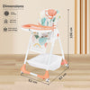 R For Rabbit High Chair Marshmallow Abstract Peach