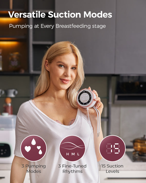 Momcozy - V1 Pro Wearable Breast Pump Red