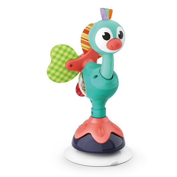 Hola Peacock Highchair Toy With Suction 12 x 12 x 21 cm Multicolor
