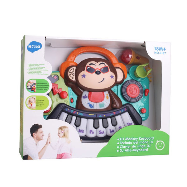 Hola DJ Monkey Keyboard 18M+ 3137