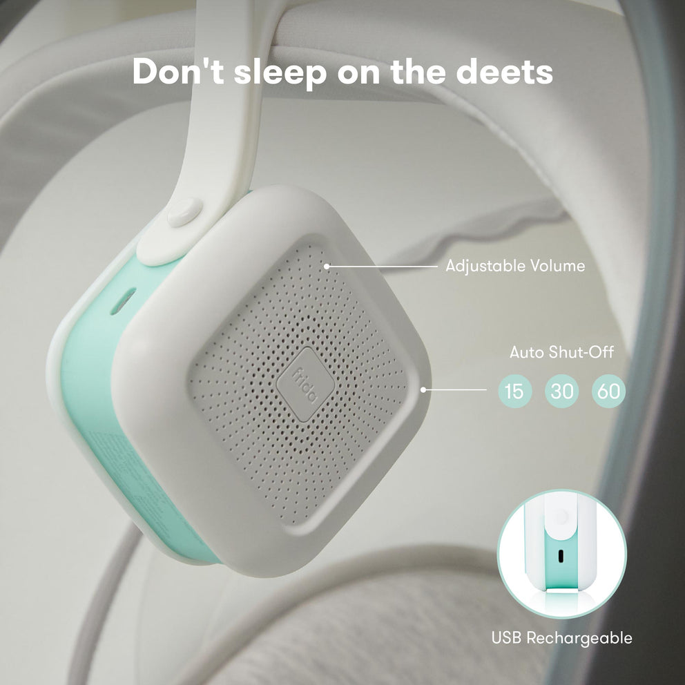 Sound Machine Frida Baby 2-in-1 Portable Sound Machine & Nightlight Rechargeable – White
