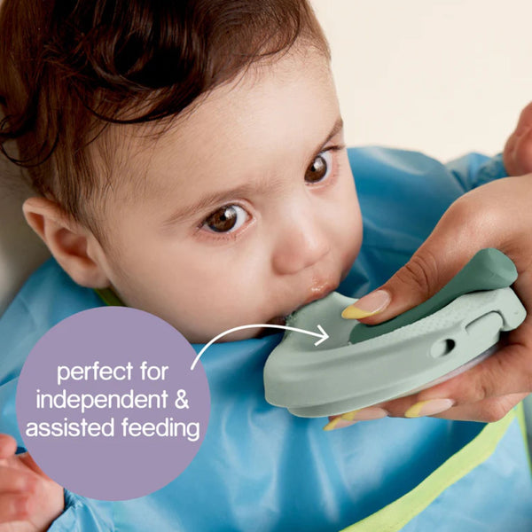 B Box Fill Plus Feed Silicone Feeding Pouch - Lullaby Blue