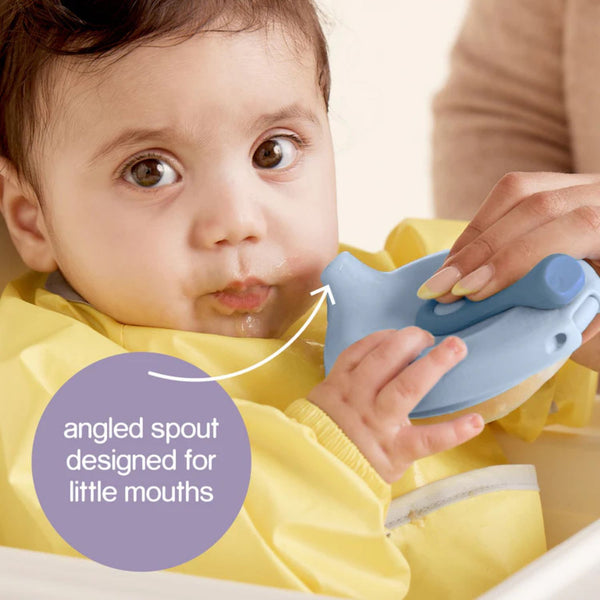 B Box Fill Plus Feed Silicone Feeding Pouch - Blush Pink