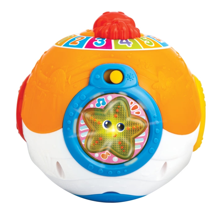 Winfun Roll 'N Learn Activity Ocean Ball Musical Crawling Toy 9M+