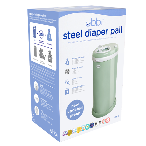 Ubbi Diaper Pail - Sage