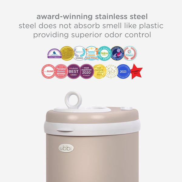 Ubbi Diaper Pail - Taupe