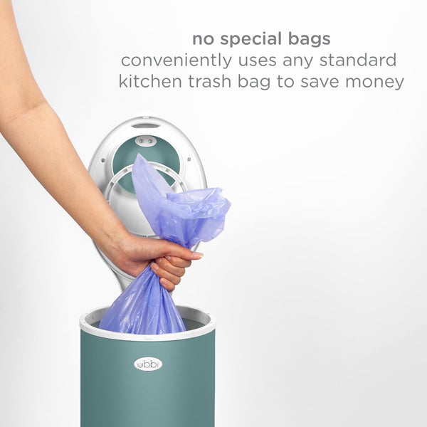 Ubbi Diaper Pail - Open Water