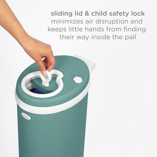 Ubbi Diaper Pail - Open Water