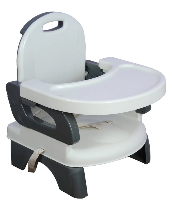 Mastela Folding Booster Seat with Tray 6M–4Y – Grey