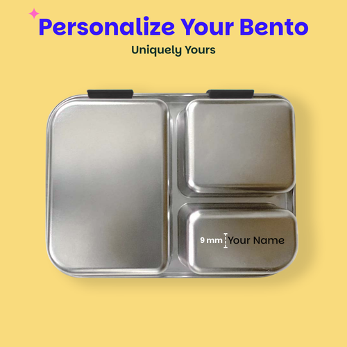 Basil Bento Neo 3 Compartment Lunchbox 1000 ml Rally Wally
