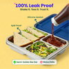 Basil Bento Neo 3 Compartment Lunchbox 1000 ml Rally Wally