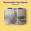 Basil Bento Neo 3-Compartment Lunchbox 1000 ml Black