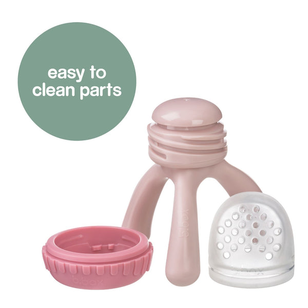 B Box Silicone Fresh Food Feeder - Blush Pink