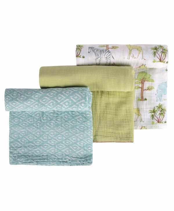 Abracadabra Swaddles (Set Of 3) - Savanna