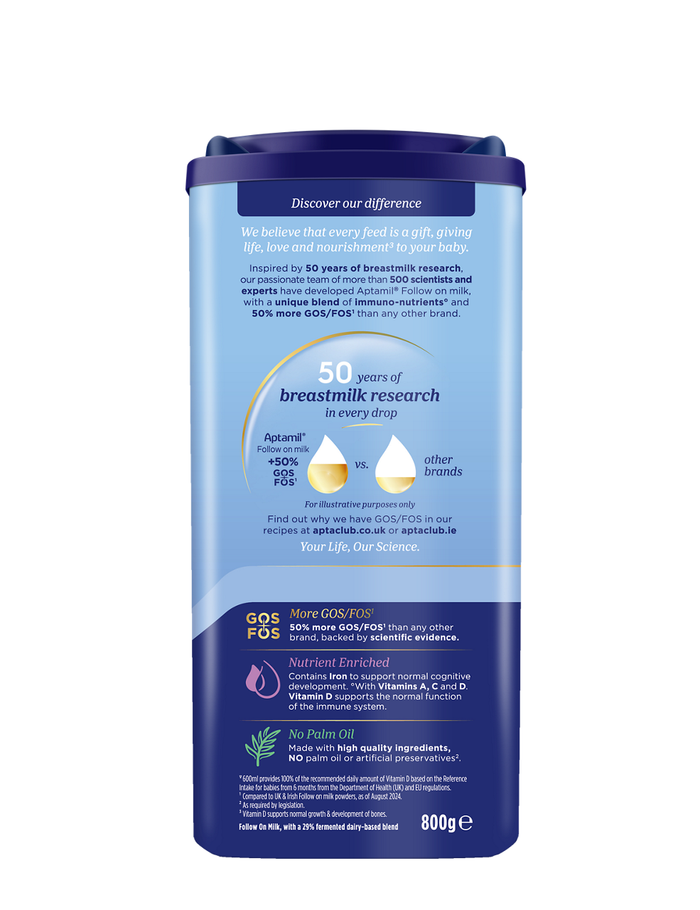 Aptamil Follow On Milk Stage 2 – 6–12 Months, 800g