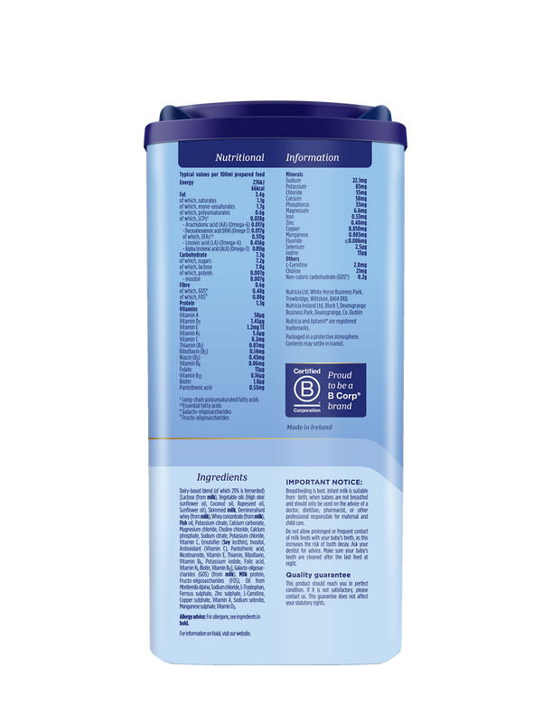 Aptamil First Infant Milk Stage 1 – From Birth, 800g