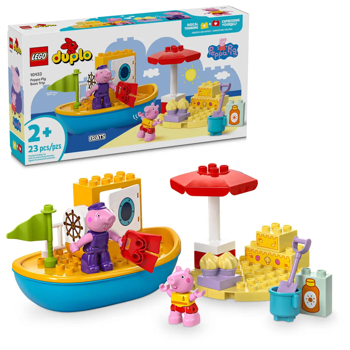 Lego Duplo 10432 Peppa Pig Boat Trip 2+