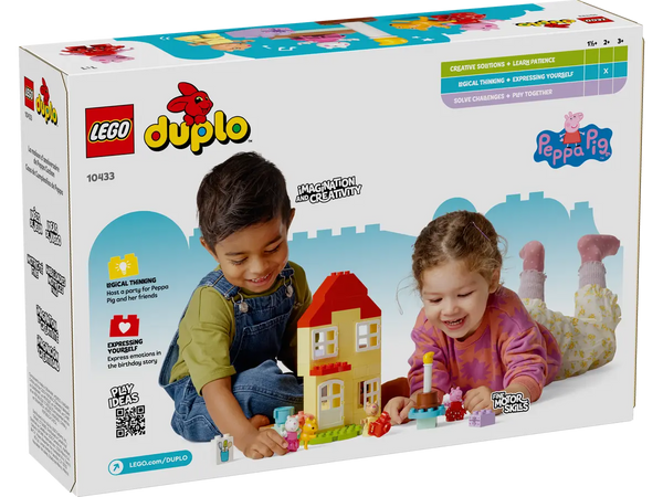 LEGO Duplo Peppa Pig Birthday House 2+ 59Pcs 10433