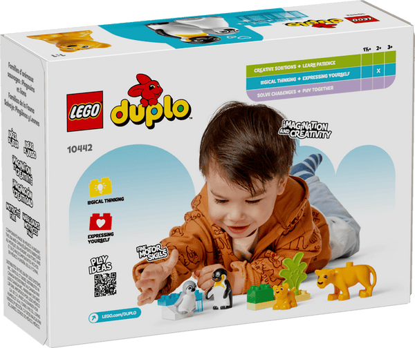 Lego DUPLO®Wild Animal Families: Penguins & Lions - 2+
