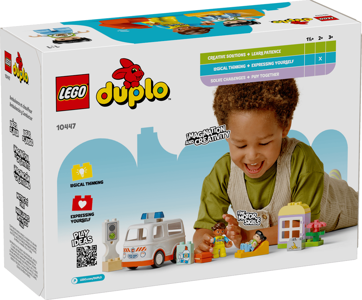 LEGO DUPLO Ambulance & Driver 19 Pieces 10 × 14 × 7 cm Multicolour