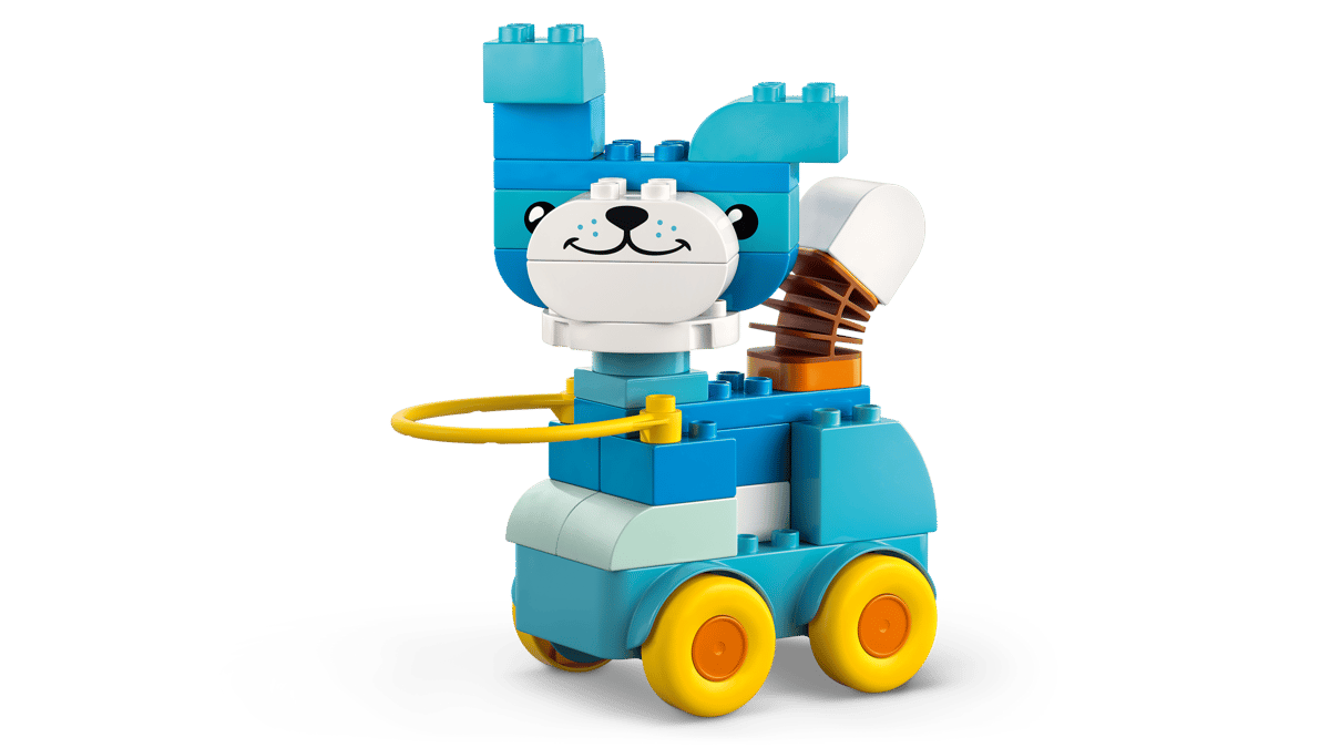 LEGO DUPLO 3in1 Animals on Wheels 58 Pieces Multicolour