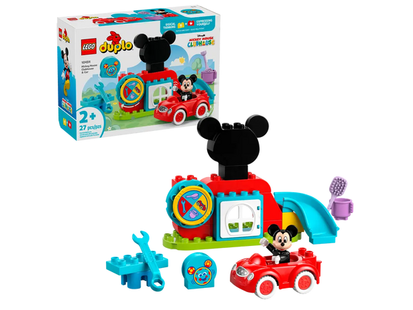 LEGO Duplo Mickey Mouse Clubhouse & Car 2+ 27Pcs 10454