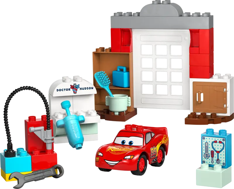 LEGO DUPLO Disney and Pixar Cars McQueen’s Visit to Doc’s Garage 35 Pieces Multicolour