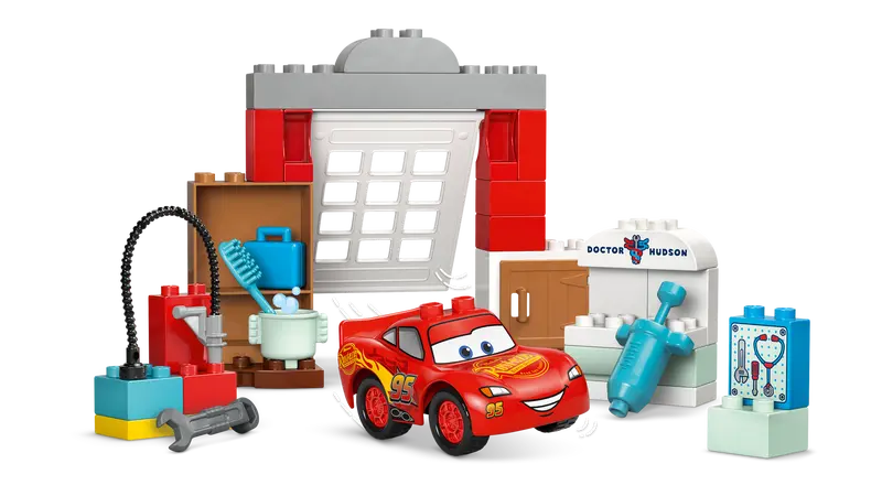 LEGO DUPLO Disney and Pixar Cars McQueen’s Visit to Doc’s Garage 35 Pieces Multicolour