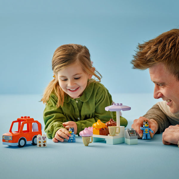 Lego DUPLO® Bluey Ice Cream Trip with Bluey Toddler Toy 10458 - 2+