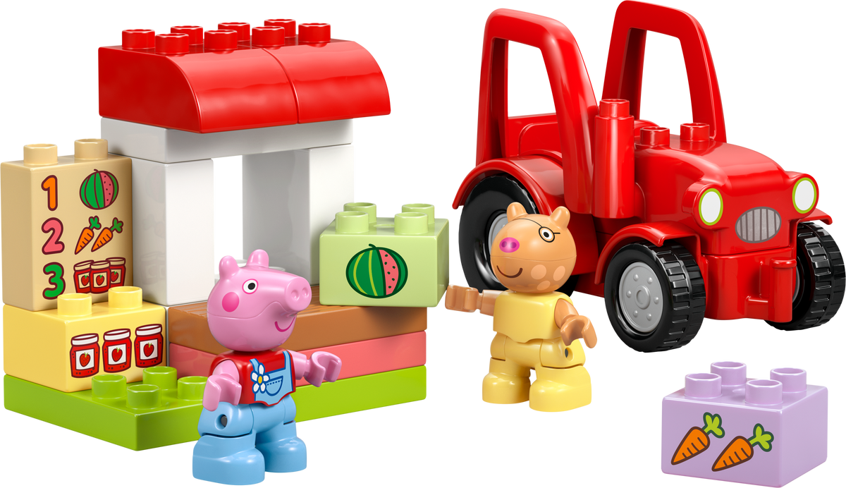 LEGO® DUPLO® Peppa Pig Tractor and Market Building Toy 10468 2+