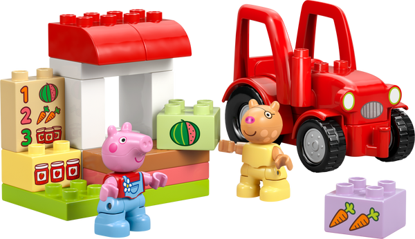 LEGO® DUPLO® Peppa Pig Tractor and Market Building Toy 10468 2+