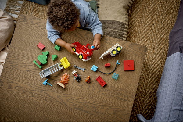 LEGO Duplo Town Fire Truck with Hose and Firefighter 10473