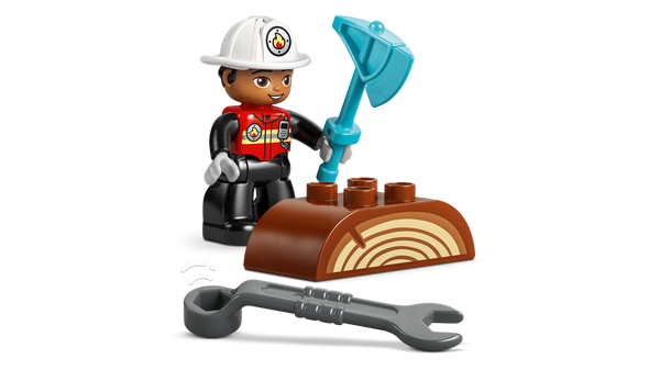 LEGO Duplo Town Fire Truck with Hose and Firefighter 10473