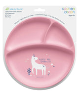 Stephen Joseph Unicorn Silicone Suction Plate 20.3 × 20.3 cm Pink