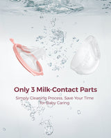 Momcozy V1 Pro Double Hospital-Strength Wearable Breast Pump - Red