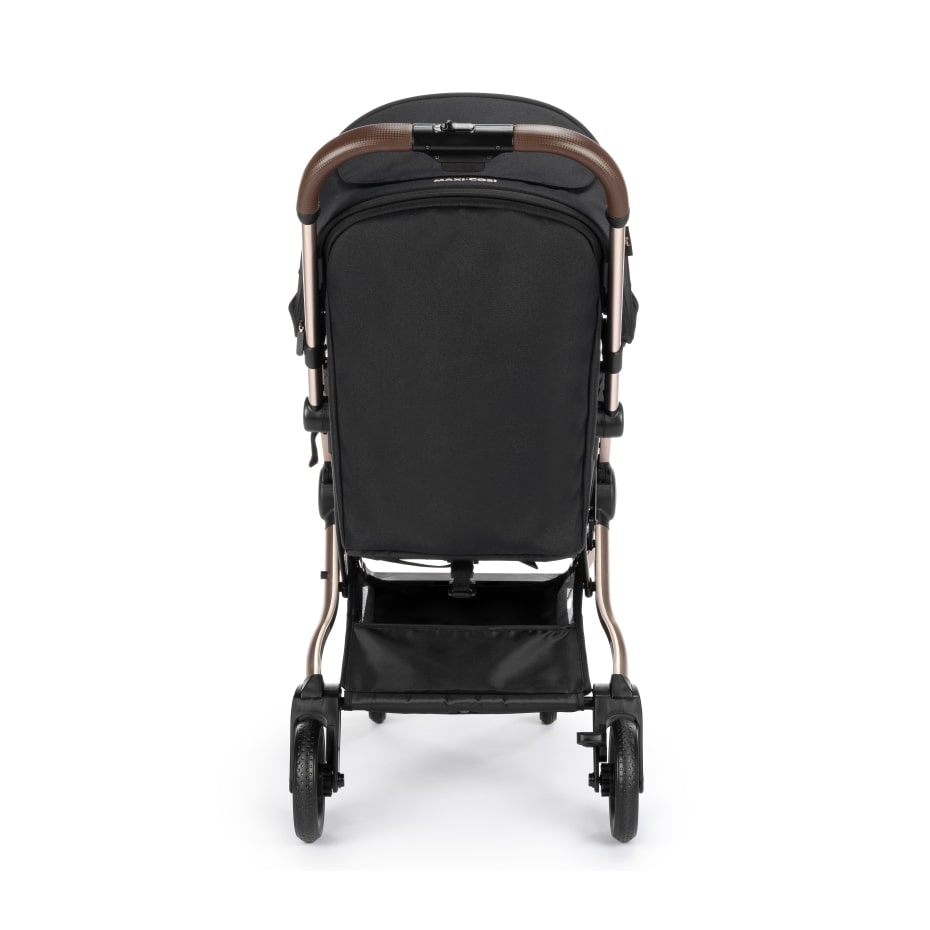 Maxi-Cosi Eva 3 Automatic Fold Compact Stroller 0-4 Years Essential Black Champagne