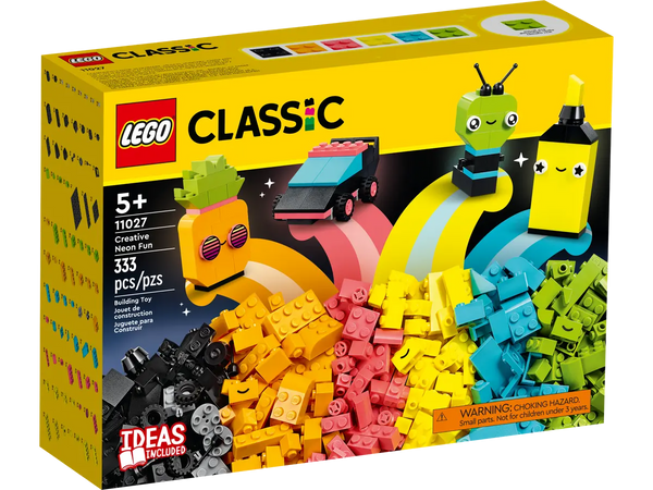 LEGO Classic Creative Neon Fun 5+ 333Pcs 11027