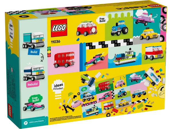 LEGO Classic Creative Vehicles 5+ 900Pcs 11036