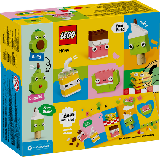 Lego Classic Creative Food Friends Imaginative Pretend-Play Toy 11039 Building Kit (150 Pieces)