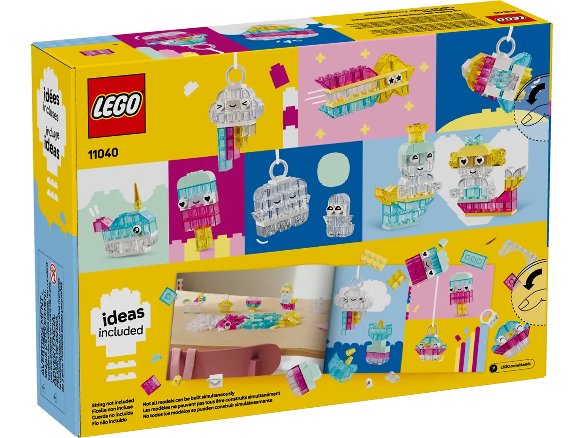 LEGO Classic Magical Transparent Box 5+ 340Pcs 11040
