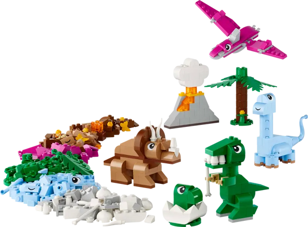 LEGO Classic Creative Dinosaurs, Imaginative Toy Models 5+ 450Pcs 11041