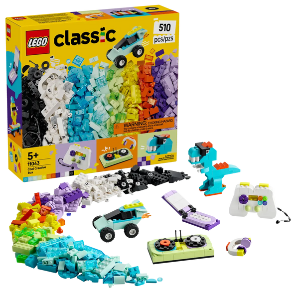 LEGO Classic Cool Creative Box 5+ 510Pcs 11043