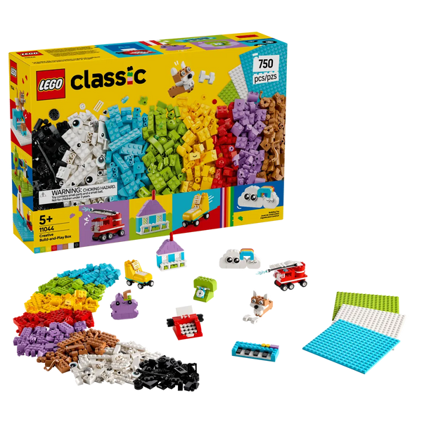 LEGO Classic Creative Build-and-Play Box 5+ 750Pcs 11044