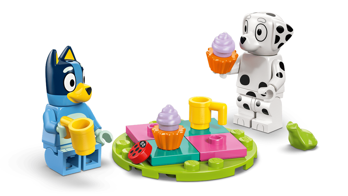 LEGO Bluey Playground Fun with Bluey and Chloe 104 Pieces 14 × 23 × 17 cm Multicolour