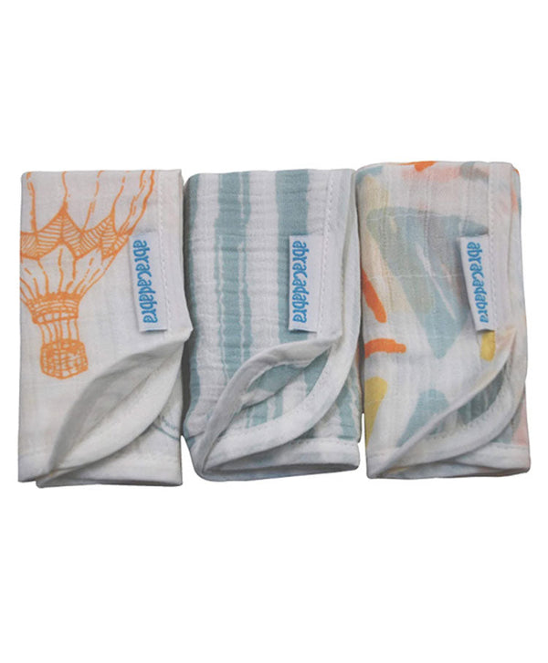 Abracadabra Muslin Wipes - Hot Air Balloon