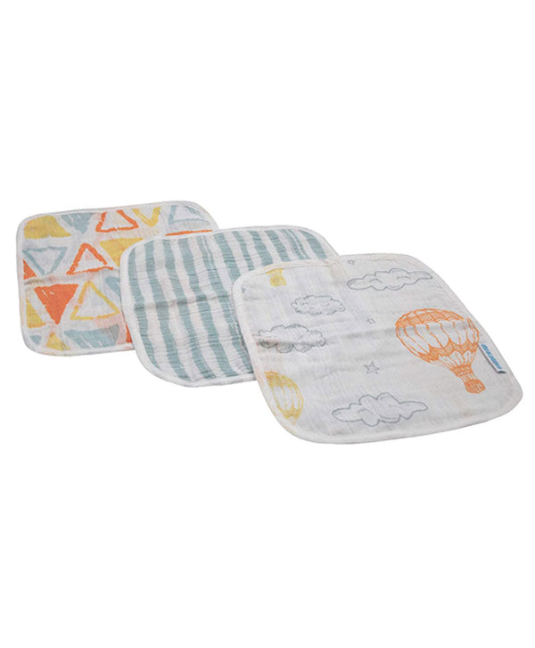 Abracadabra Muslin Wipes - Hot Air Balloon