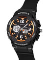 Spiky Eva6 Analog & Digital Sporty Watch - Black