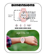 Spiky Eva6 Analog & Digital Sporty Watch - Pink